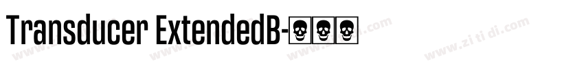Transducer ExtendedB字体转换